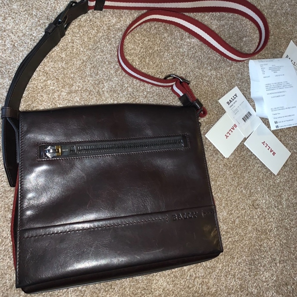 Men’s bally crossbody bag